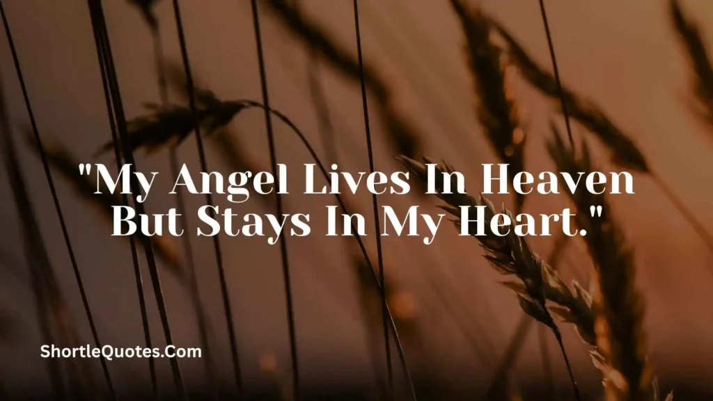 Short Heaven Angel Quotes