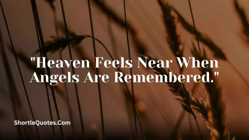 Short Heaven Angel Quotes