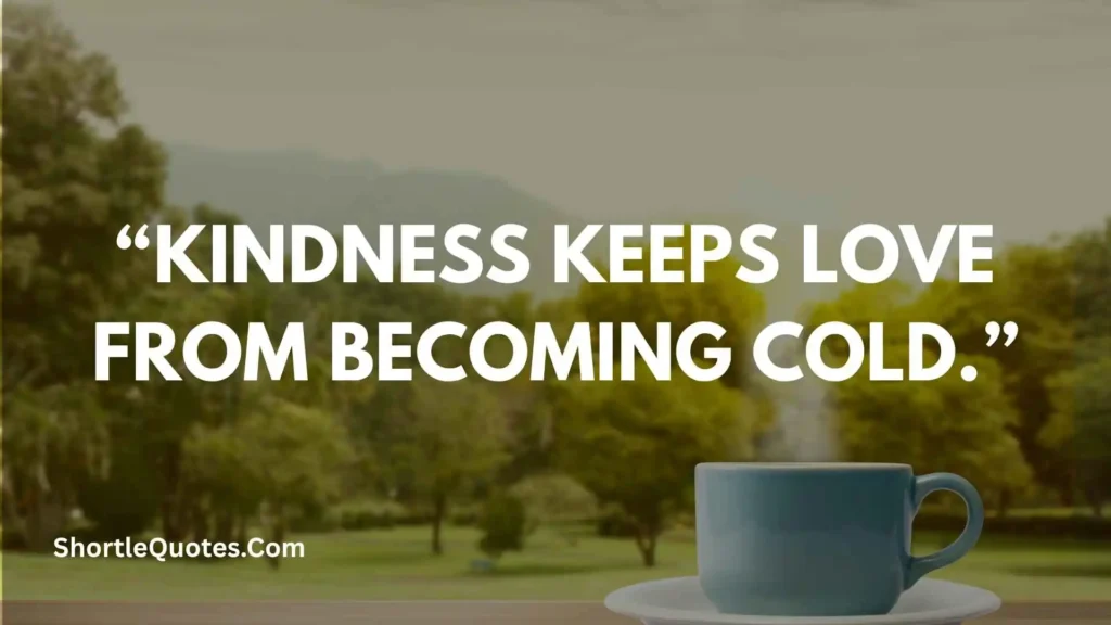 Short Quotes About Kindness And Love
