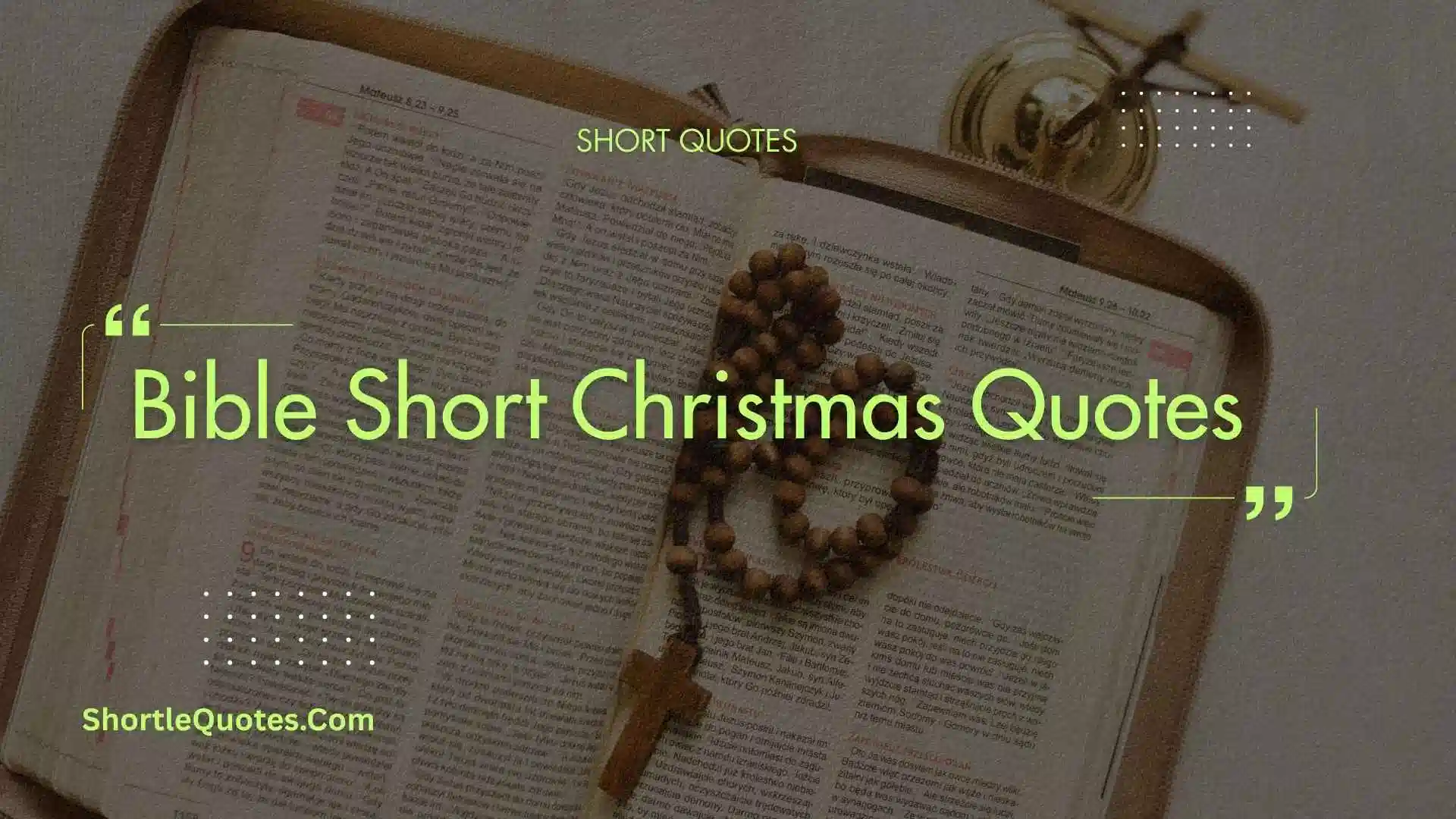 243+ Bible Short Christmas Quotes for Joy, Faith, and Hope 